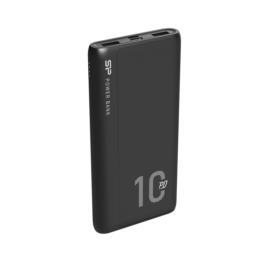 Silicon Power - SP10KMAPBKQP150K - Power Bank,QP15,10000mAh,Global,Black