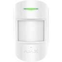 Ajax CombiProtect White - Combined IR motion detector and glass break detector with microphone