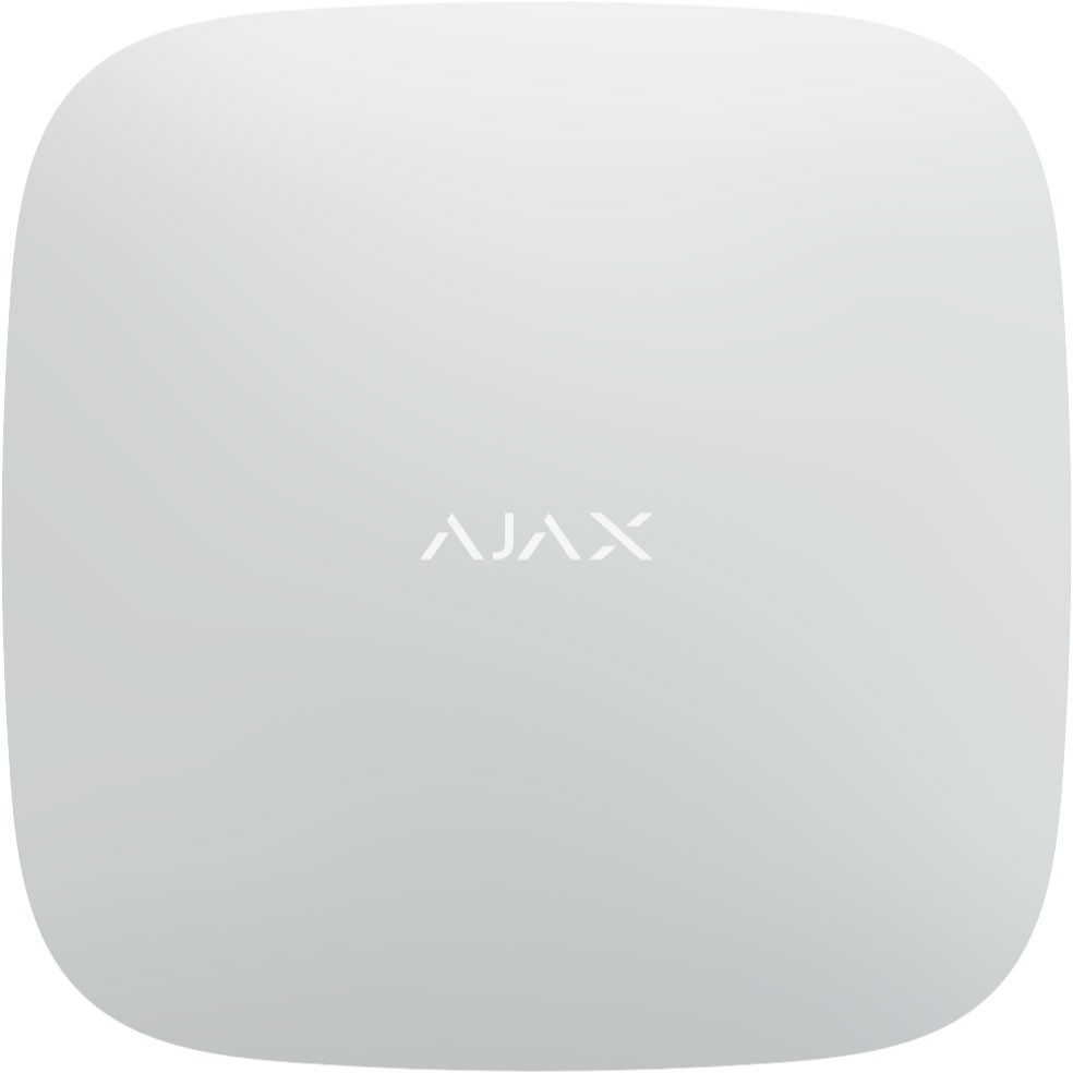 Ajax Hub White - Security system control panel supporting wireless devices