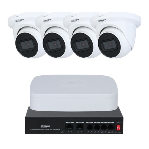 [KIT BASIC 4МP CCTV 4CH Dome] Dahua Technology KIT BASIC 4МP CCTV 4CH Dome